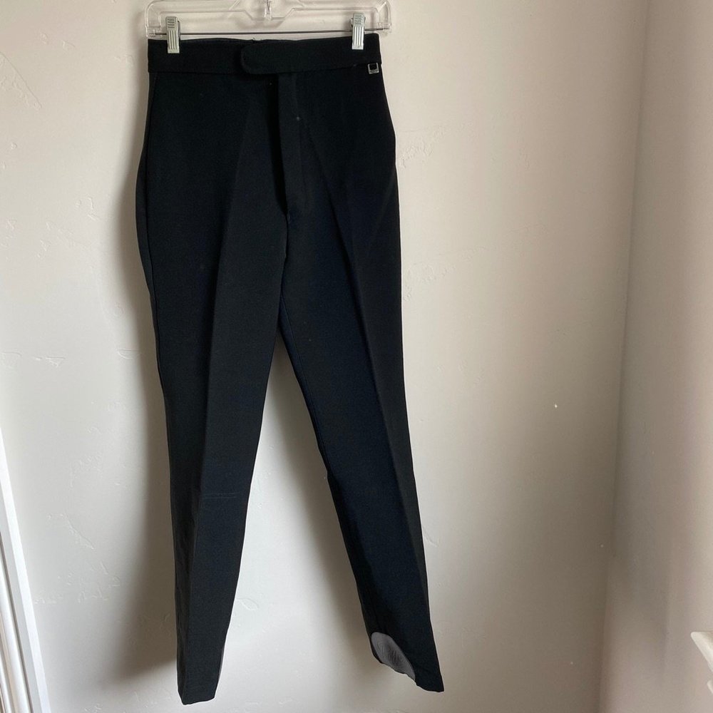 Vtg Robbe Skiwear Womens 28 in Waist 12 Long Blk